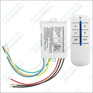 4 Channel Remote Control Switch On Off 220v | Home