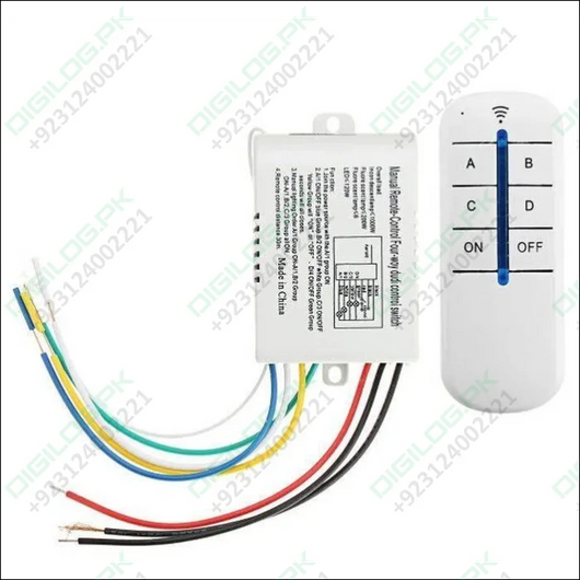 4 Channel Remote Control Switch On Off 220v | Home