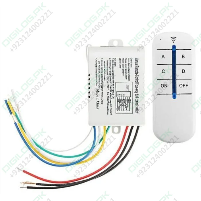 4 Channel Remote Control Switch On Off 220v | Home