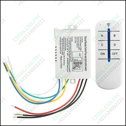 4 Channel Remote Control Switch On Off 220v | Home