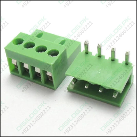 4 Pin Connector Pcb Mount Right Angle Bent Screw Terminal