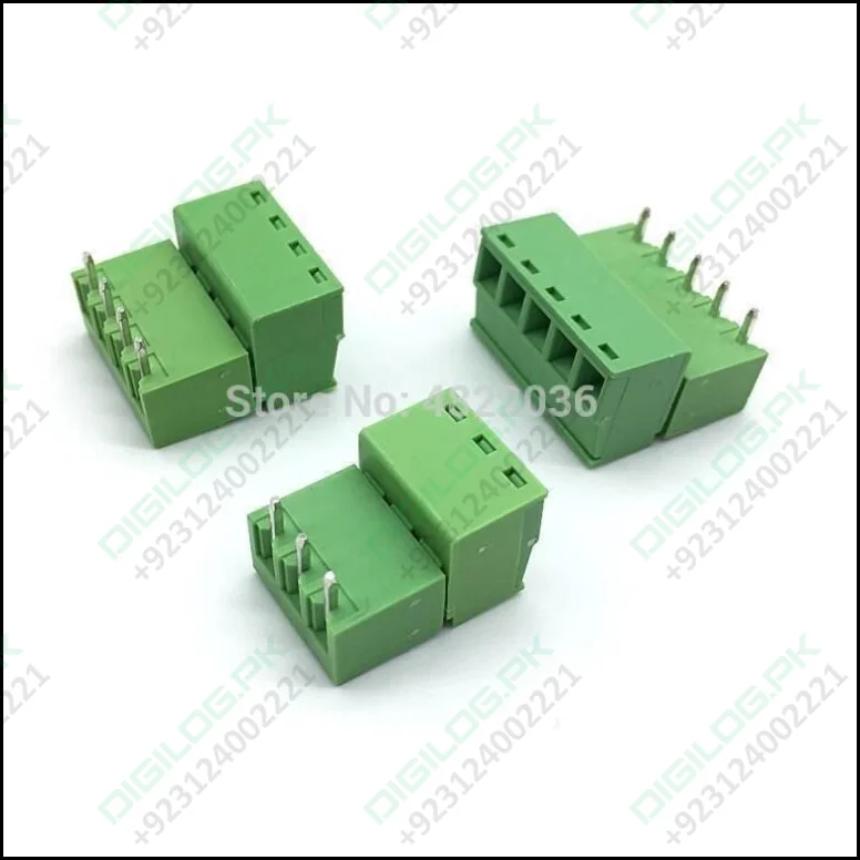 4 Pin Connector Pcb Mount Right Angle Bent Screw Terminal