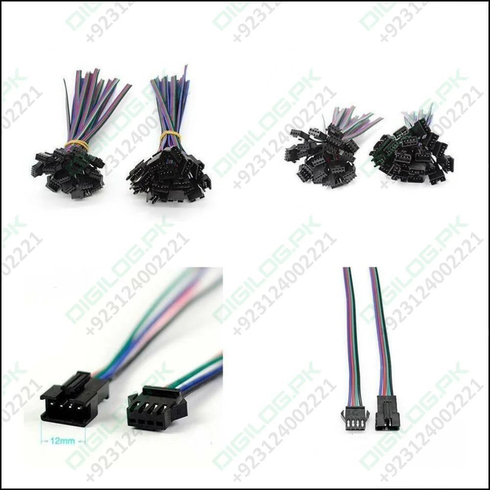 4 Pin Sm Connector Male To Female 4pin Cable For Rgb Led