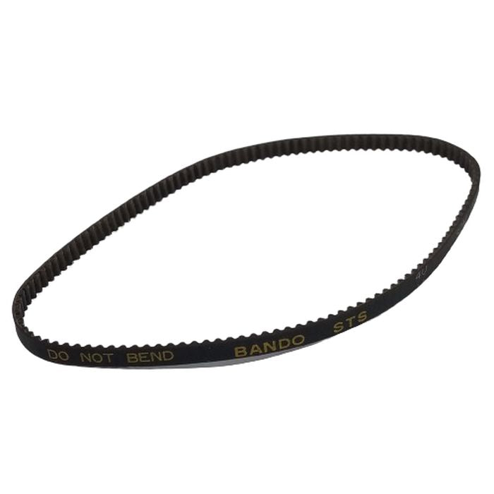40-s2m-254 Synchro-link Sts (neoprene) Timing Belt - a black, oval-shaped toothed rubber belt with "BANDO", "STS", and "DO NOT BEND" printed on the side.