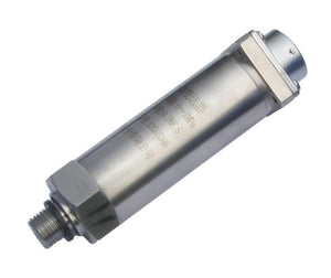 400 Bar 0 To 5V Hydraulic Pressure Sensor GPT230 - a silver cylindrical metal pressure sensor with a threaded port at one end and a circular connector.