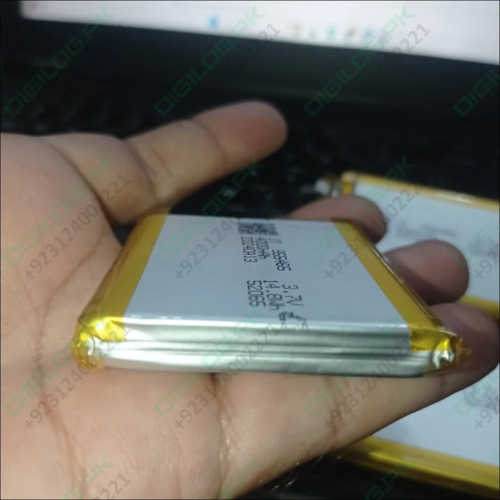 4000mah 3.7v Lithium Ion Battery Price 9.5mm X 54mm X 65mm