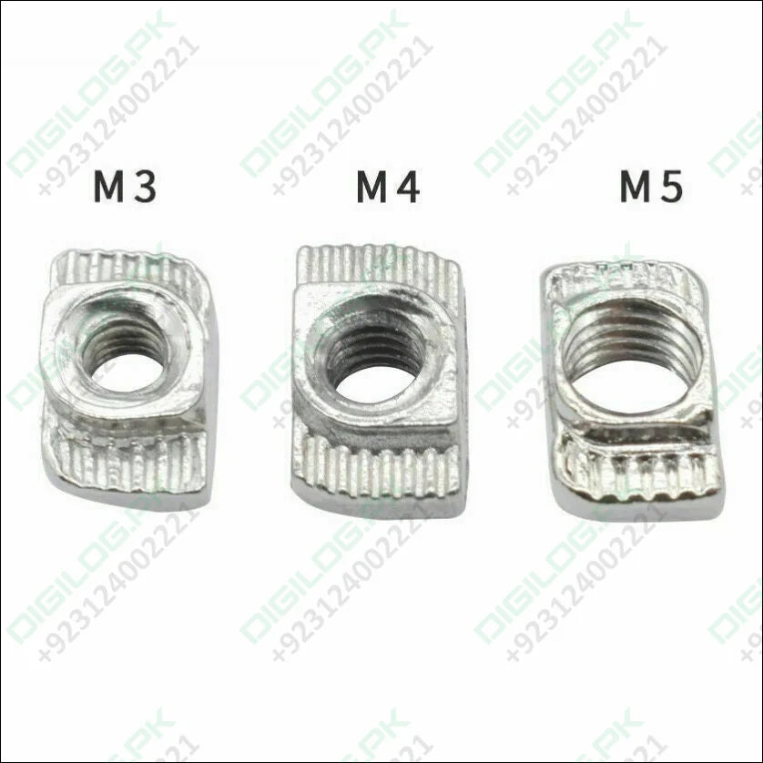 40XM6 T Slot Nut M6 Thread For 40 Series European Aluminium
