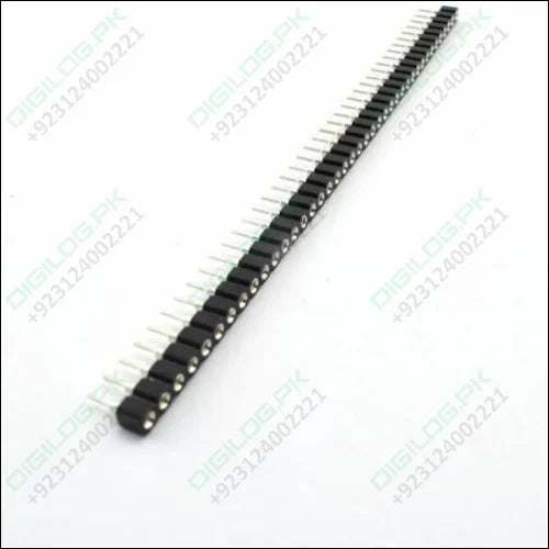 40 Pin 2.54mm Single Row Round Female Header Strip
