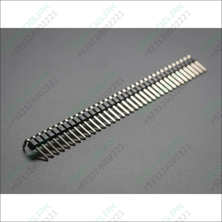 40 Pin 90 Degree Right Angle Male Header Break Away Bent