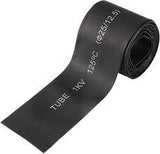 40mm Heat Shrink Sleeve Black 1 meter - shown as a coiled black heat shrink tube printed with "TUBE 1kV 125°C (Φ25/12.5)".