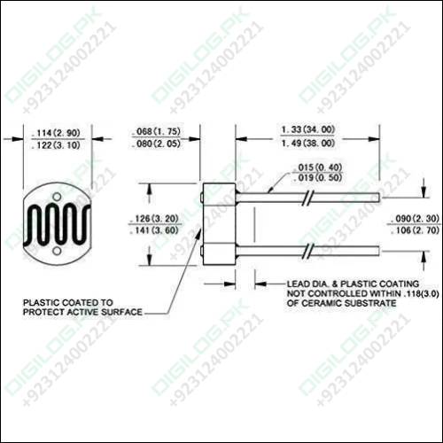 3mm Ldr Sensor Light Dependent Resistor