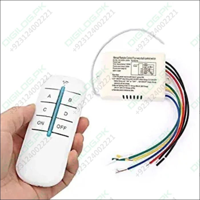 4 Channel Remote Control Switch On Off 220v | Home