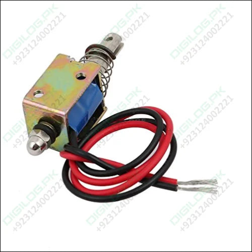 DC6V 300mA Control electrical 10mm 4N Force Push Pull Type Frame DC Solenoid