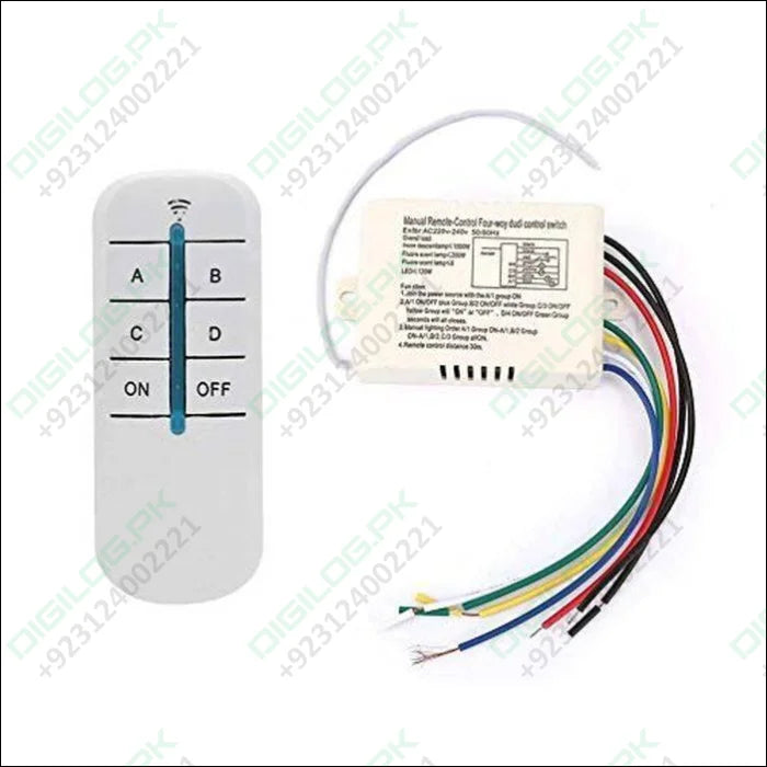 4 Channel Remote Control Switch On Off 220v | Home