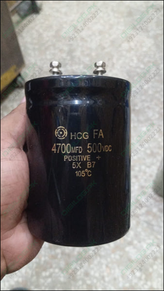 4700uf 500v Electrolytic Capacitor price in pakistan