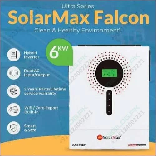 Solar Max SM-FALCON-ULTRA-6KW hybrid inverter in Pakistan