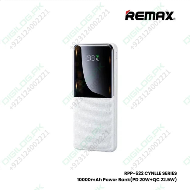 Remax RPP-622 20w + 22.5w pd + QC fast power bank 10000mah