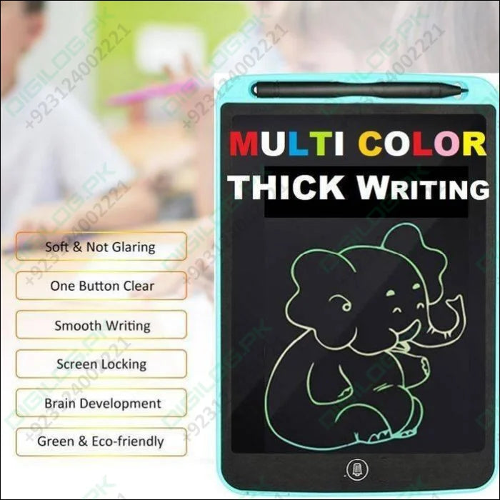 10 Inch Lcd Tablet Thick Line Single Color Writing Board