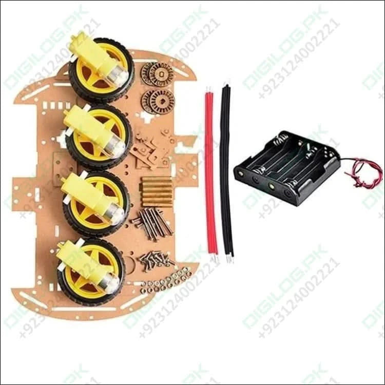 Imported Original 4wd Smart Robot Car Chassis Kit