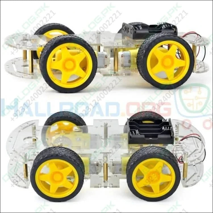 Imported Original 4wd Smart Robot Car Chassis Kit