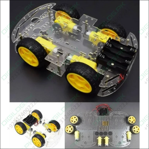 Imported Original 4wd Smart Robot Car Chassis Kit