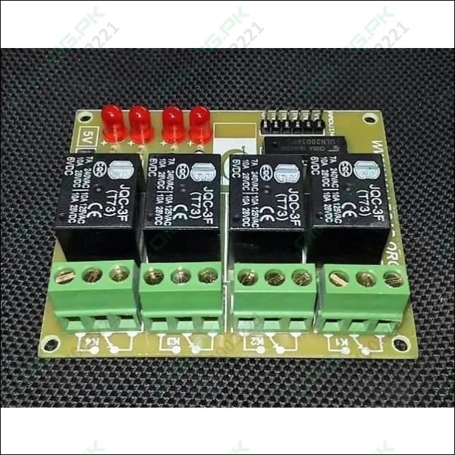 4 Channel Relay Module: Versatile and Reliable for Arduino - digilog.pk