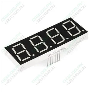 Common Anode 4 Digit 7 Segment Red Led Display