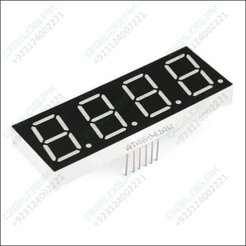 Common Anode 4 Digit 7 Segment Red Led Display