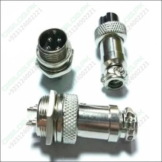 4 Pin 12mm Xlr Cable Connector Panel Chassis Mount