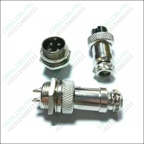 4 Pin 16mm Xlr Cable Connector Panel Chassis Mount