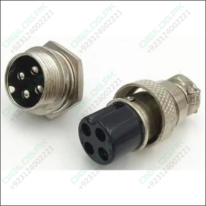 4 Pin 16mm Xlr Cable Connector Panel Chassis Mount