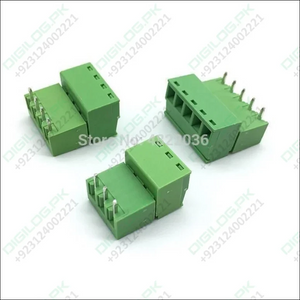 4 Pin Connector Pcb Mount Right Angle Bent Screw Terminal