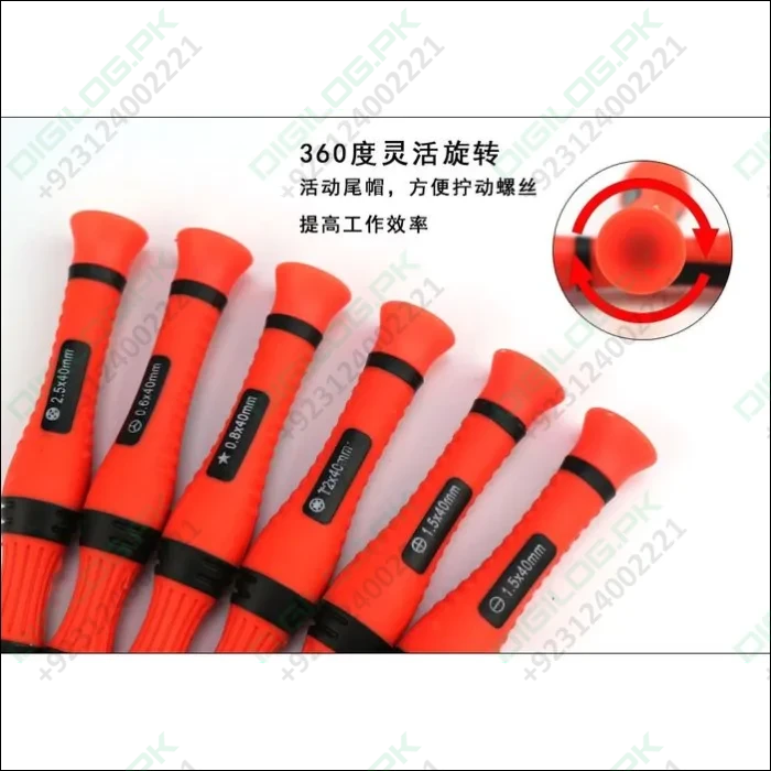 91023 iPhone Mobile Clock Repair Tool Set of 6 Disassemble Tool Set