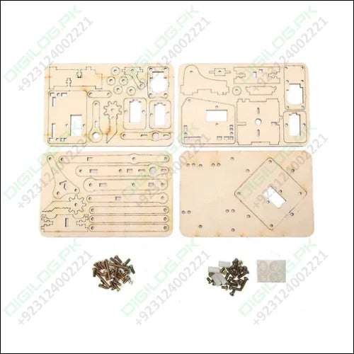 Unassembled 4dof Wooden Robotic Arm In Pakistan