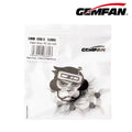 4pcs Gemfan 31mm 1208 3 Blade For 0.8mm Shaft - propellers in a clear plastic retail bag with a label showing the product name, specifications, and a barcode.