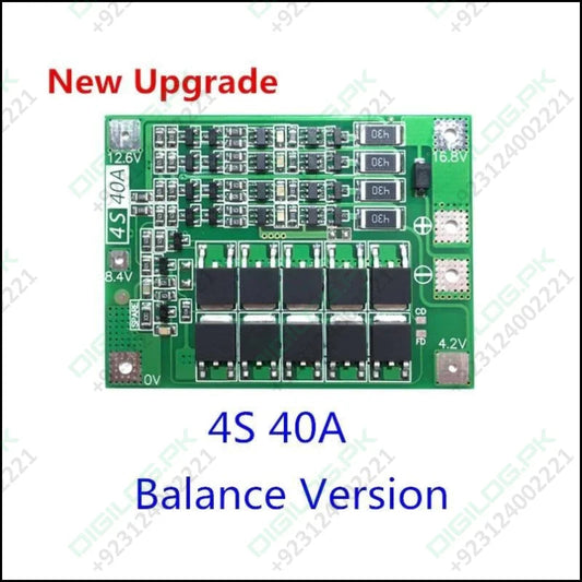 4s Bms 40a Li-ion Battery Protection Board Balanced Version