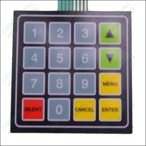 4x4 Arduino Keypad Matrix With Up Down Keys