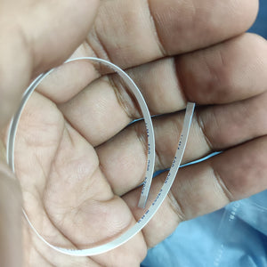 5 Pin Fpc Cable 0.5mm Pitch - shown as a close-up of the white flexible flat ribbon cable held in a hand.
