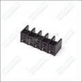 5 Pin Terminal Block Connector Straight Through Hole Black