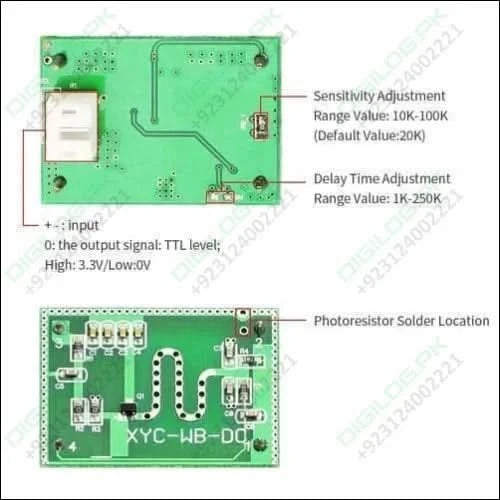 5.8ghz Microwave Radar Motion Sensor Module