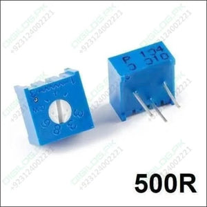 500r Variable Resistor 3386 Single Turn Trimmer
