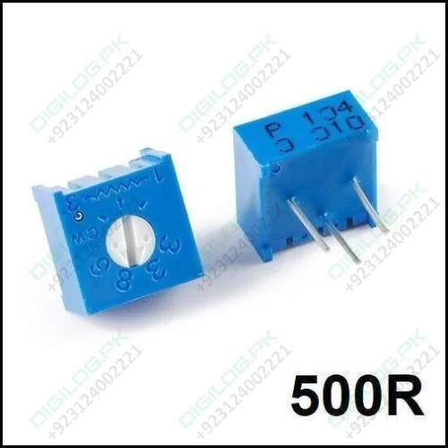 500r Variable Resistor 3386 Single Turn Trimmer