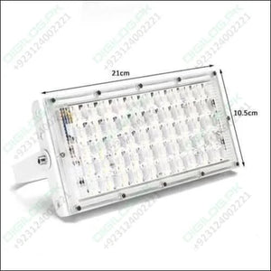 50w 50 Led White Shell Flood Light