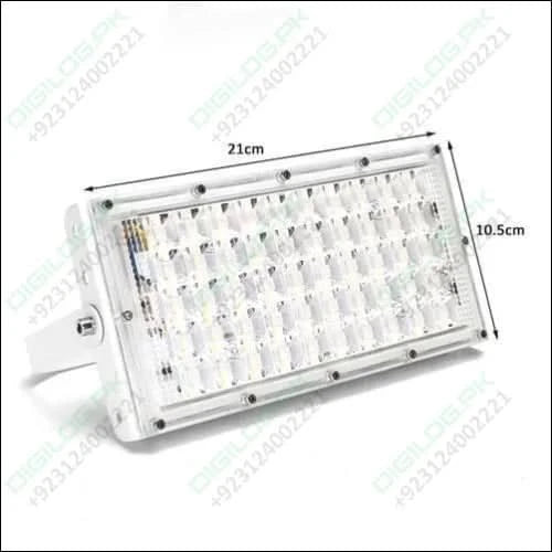 50w 50 Led White Shell Flood Light