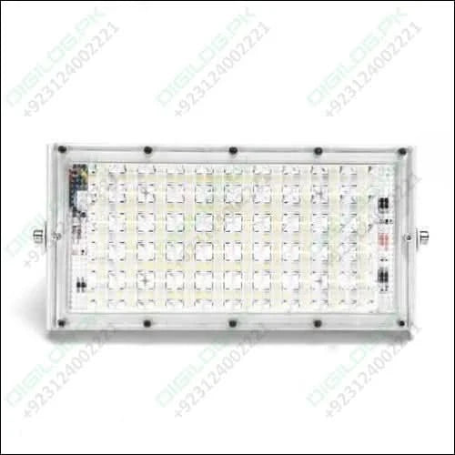 50w 50 Led White Shell Flood Light
