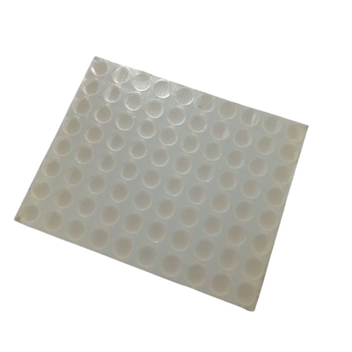 50MMX63MM 8x10 green digit Matrix - a rectangular white plastic grid panel with an 8x10 array of circular indentations.