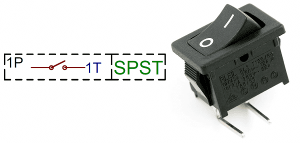 SPST circuit example and real-life example