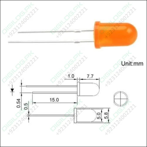 5mm Orange Led Lights