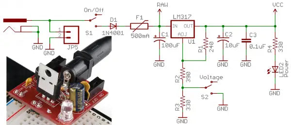 Example on/off circuit