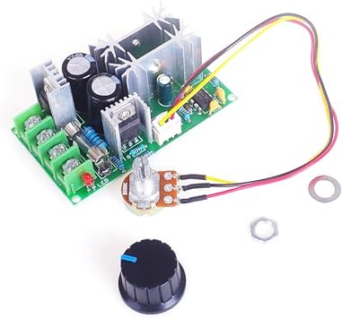 ANGEEK 12 V 24 V 36 V 48 V 60 V 1200 W 20 A PWM controller DC motor speed  control stepless governor module high power drive modules: Amazon.de:  Electronics & Photo